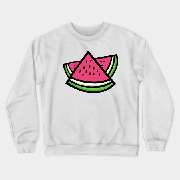 Watermelon Crewneck Sweatshirt by majoihart
